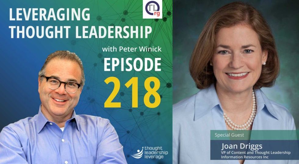 Organizational Thought Leadership Series | Joan Driggs
